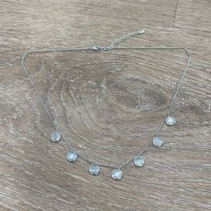 Lucky Brand Silver Moonstone Necklace